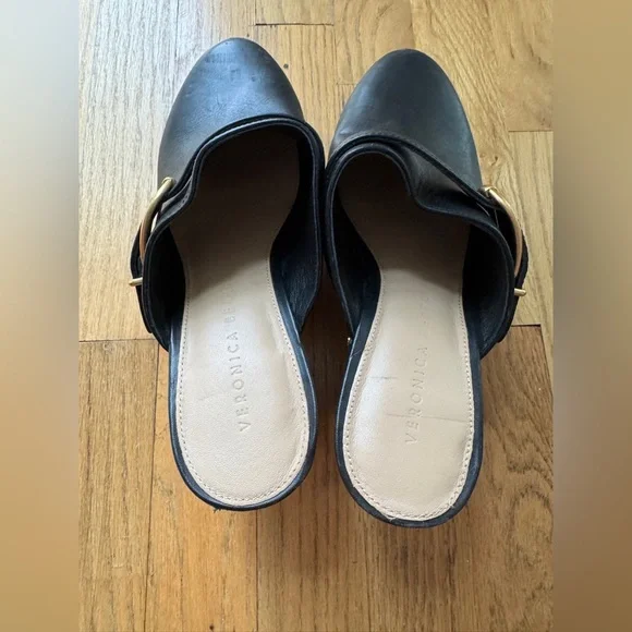 Veronica Beard Hendrix Buckled Clogs - Picture 4 of 6